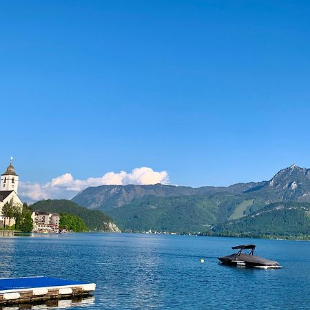 Ferienwohnung Stadlmann Sankt Wolfgang im Salzkammergut Bagian luar foto