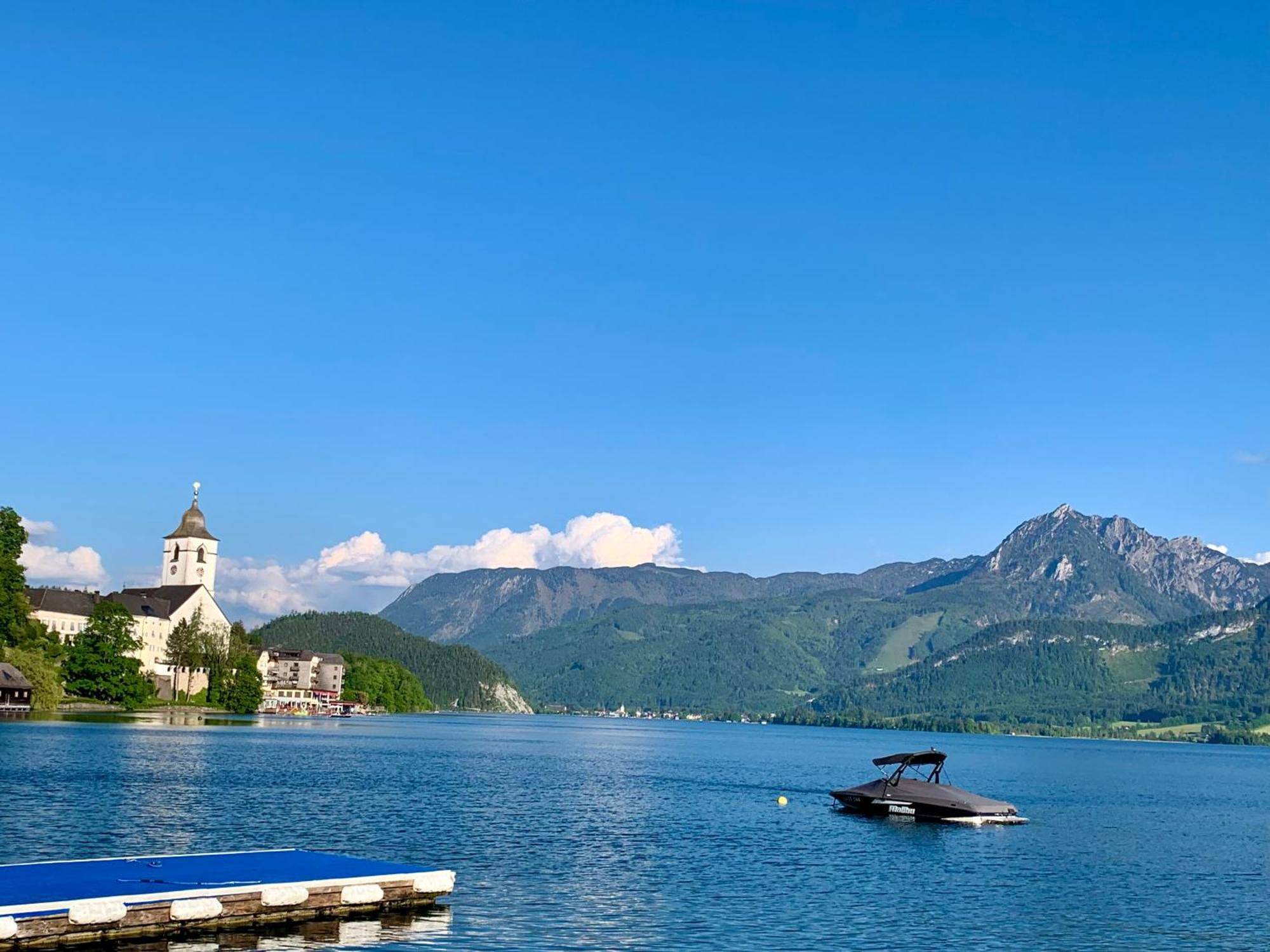 Ferienwohnung Stadlmann Sankt Wolfgang im Salzkammergut Bagian luar foto